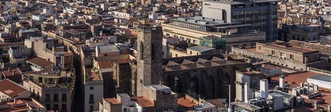 Bell tower of Santa Maria del Pi. AL PHT Air Picture TAVISA Bell tower of Santa Maria del Pi